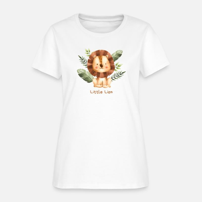 Brown Childish Little Lion Baby T Shirt