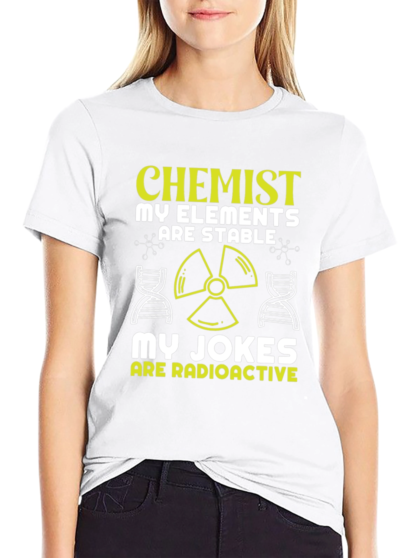 Chemist Elements Stable Radioactive Jokes T-Shirt
