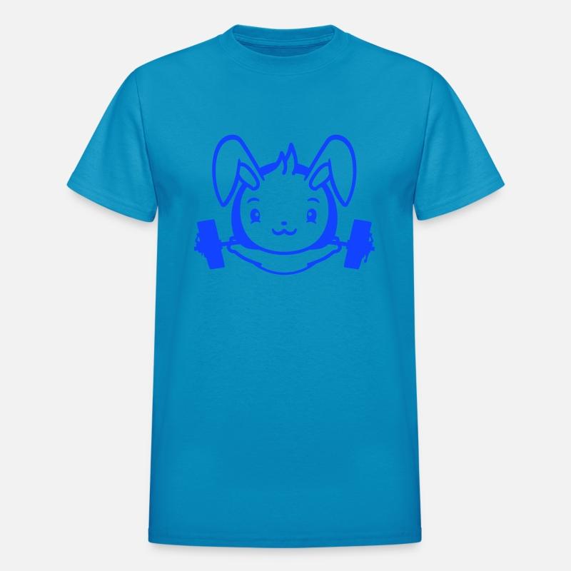 Bunny Bodybuilder Gym Muscles Strong Fitness Weigh