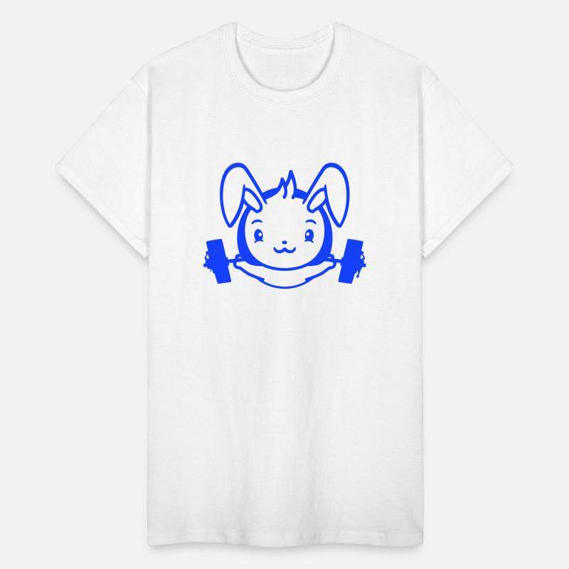 Bunny Bodybuilder Gym Muscles Strong Fitness Weigh