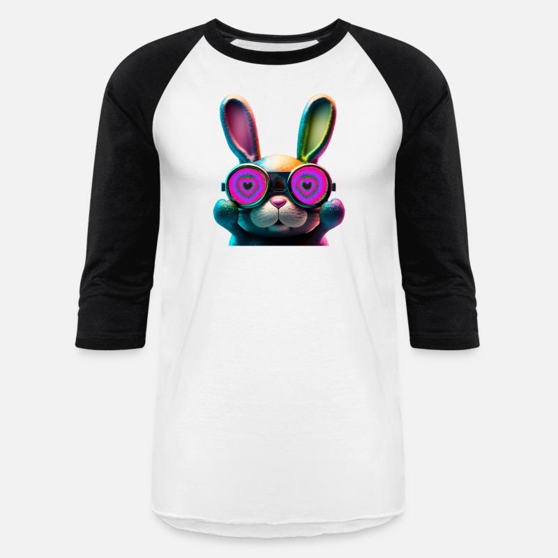 Bunny face Cool Easter Bunny with Glasses