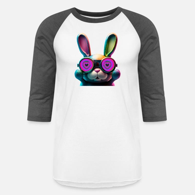 Bunny face Cool Easter Bunny with Glasses