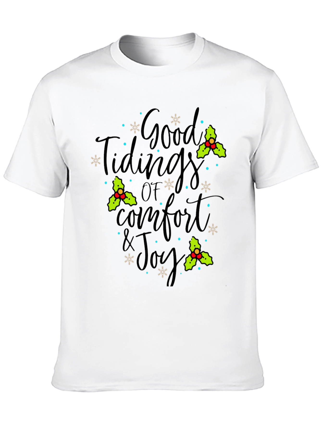 Good Tidings Christmas Graphic T-Shirt