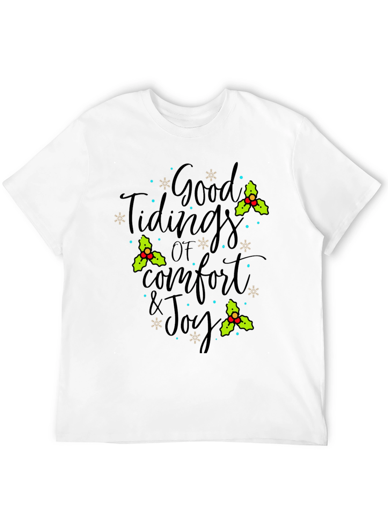 Good Tidings Christmas Graphic T-Shirt