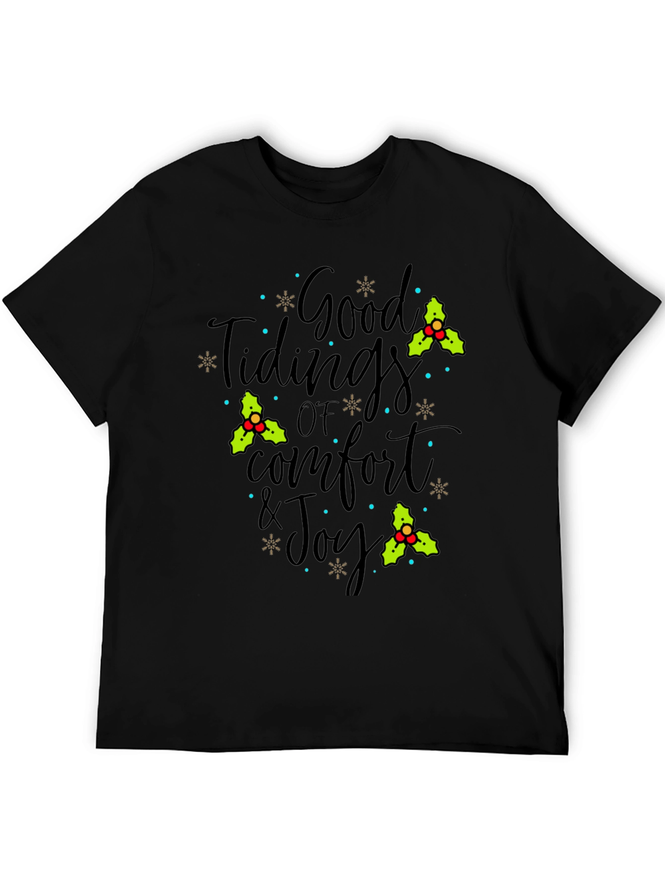 Good Tidings Christmas Graphic T-Shirt