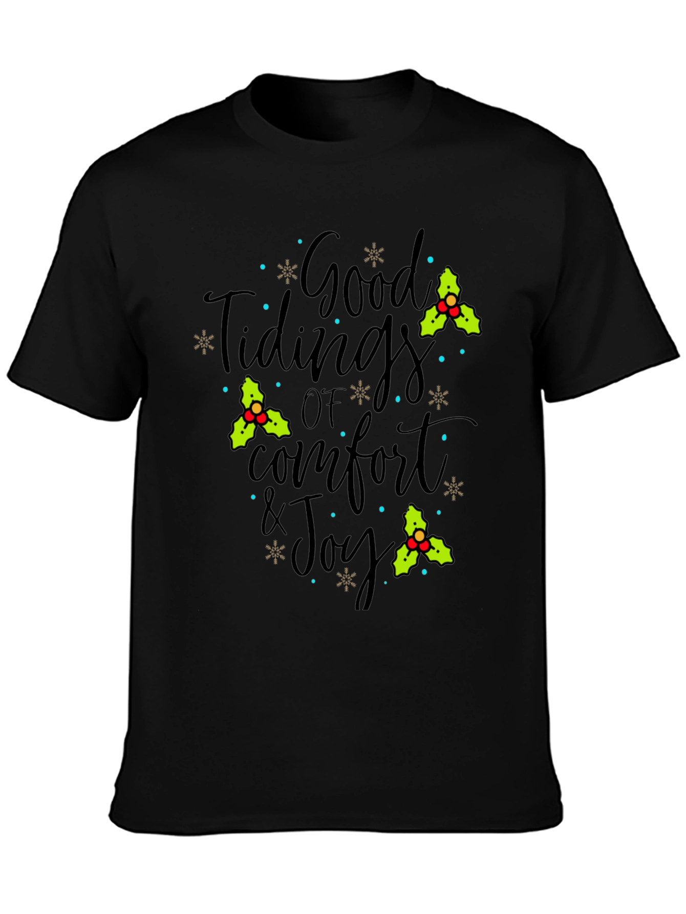 Good Tidings Christmas Graphic T-Shirt