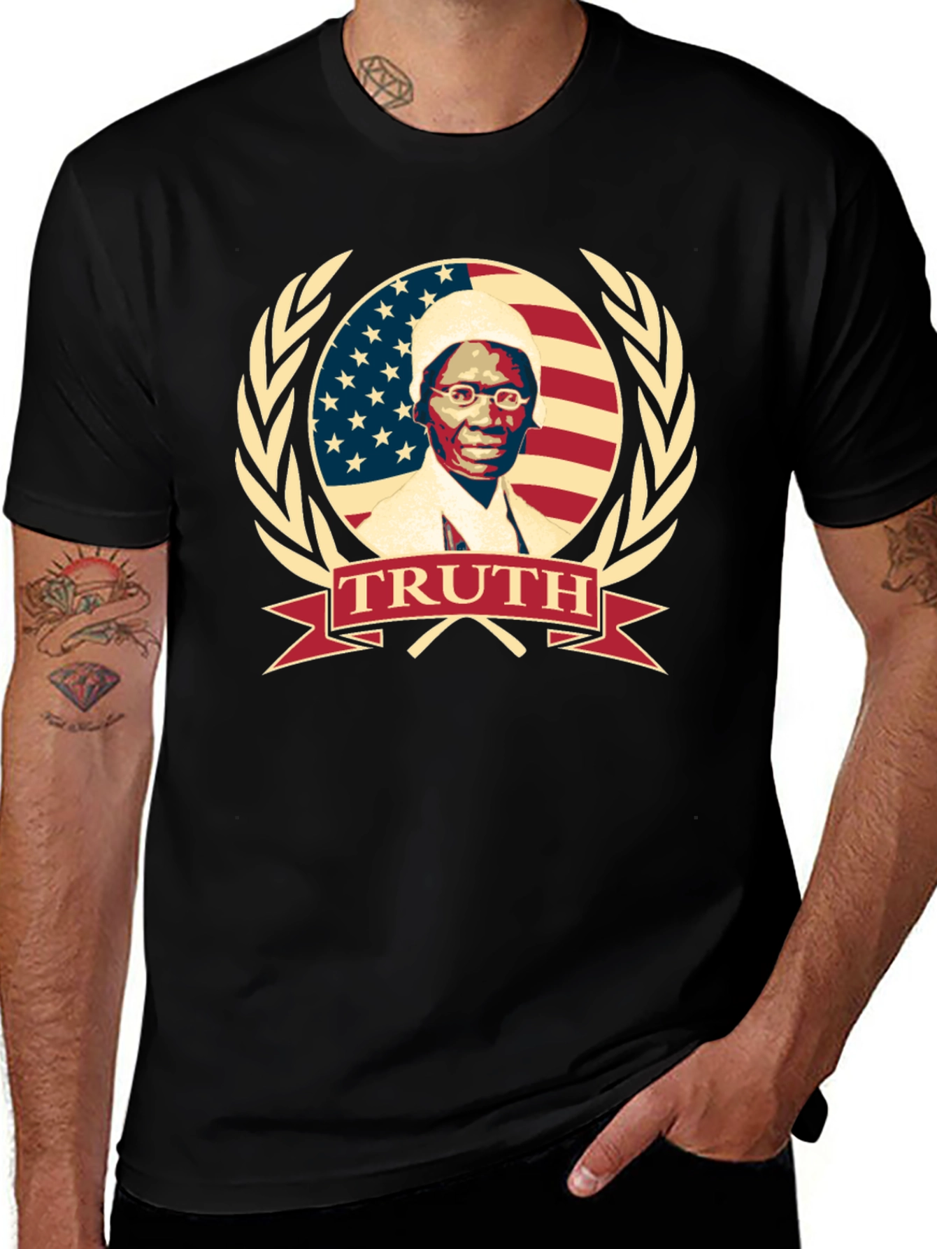 Sojourner Truth Graphic Tee - Unisex Black T-Shirt