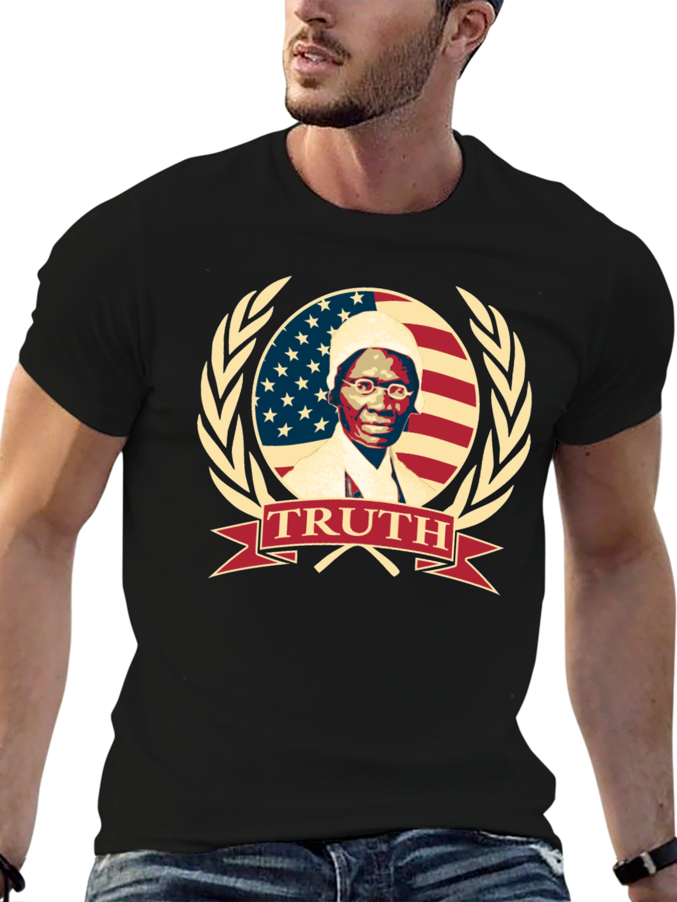 Sojourner Truth Graphic Tee - Unisex Black T-Shirt