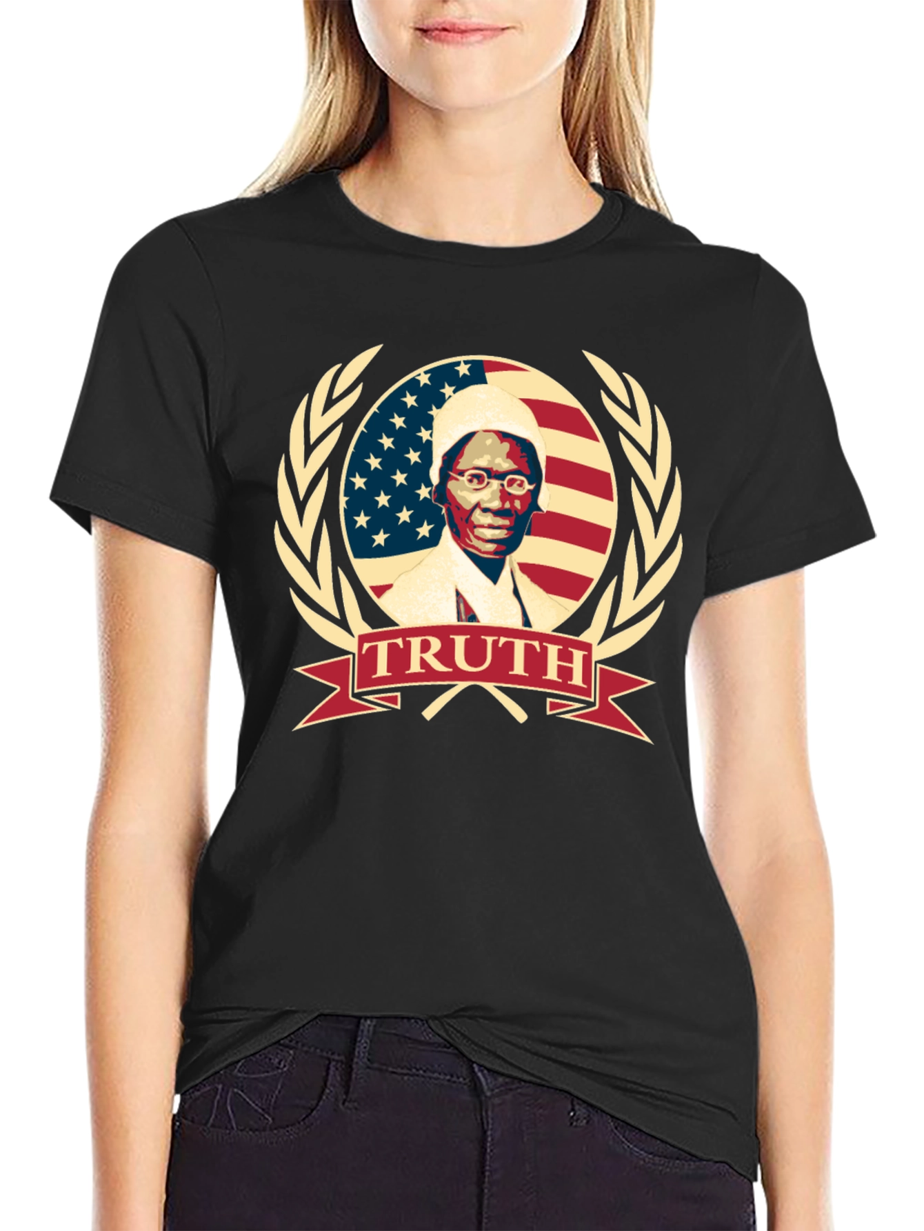 Sojourner Truth Graphic Tee - Unisex Black T-Shirt