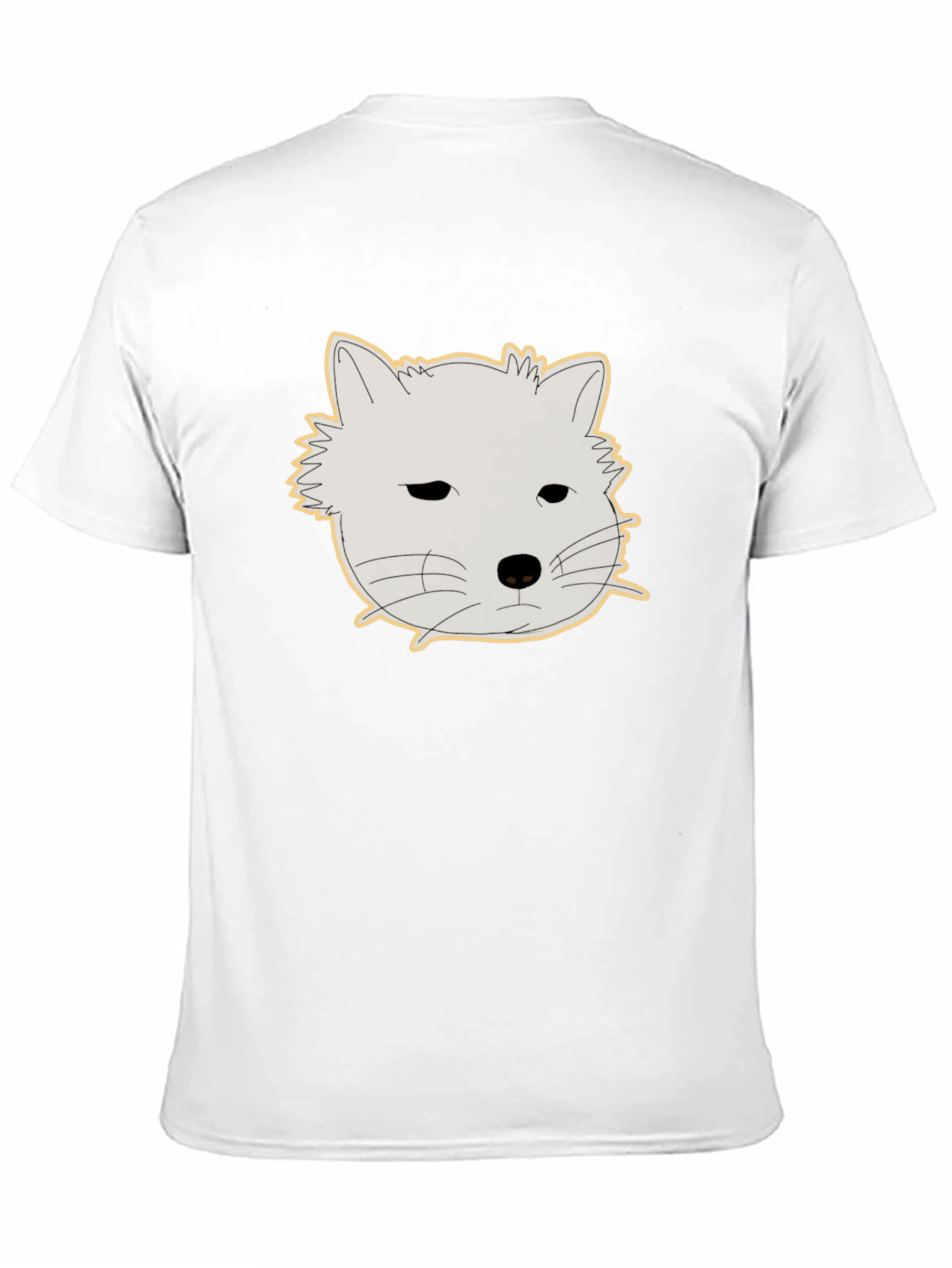 Black T-Shirt with Cute Animal Graphic