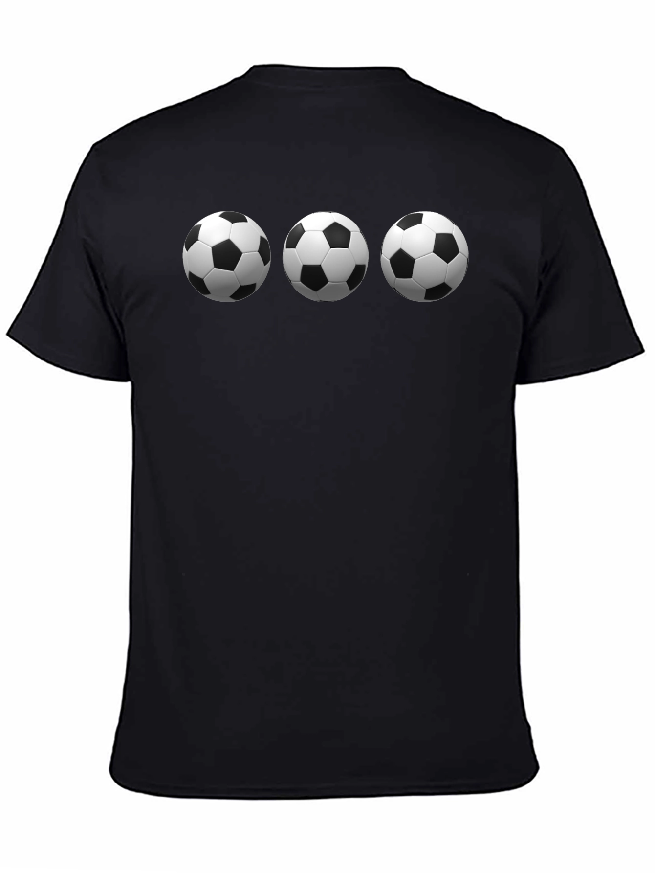 Soccer Ball T-Shirt - Three Ball Design