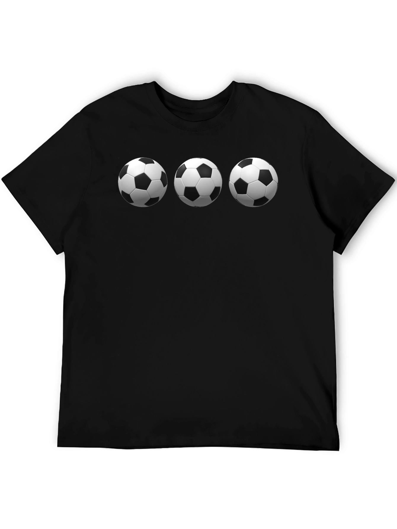 Soccer Ball T-Shirt - Three Ball Design