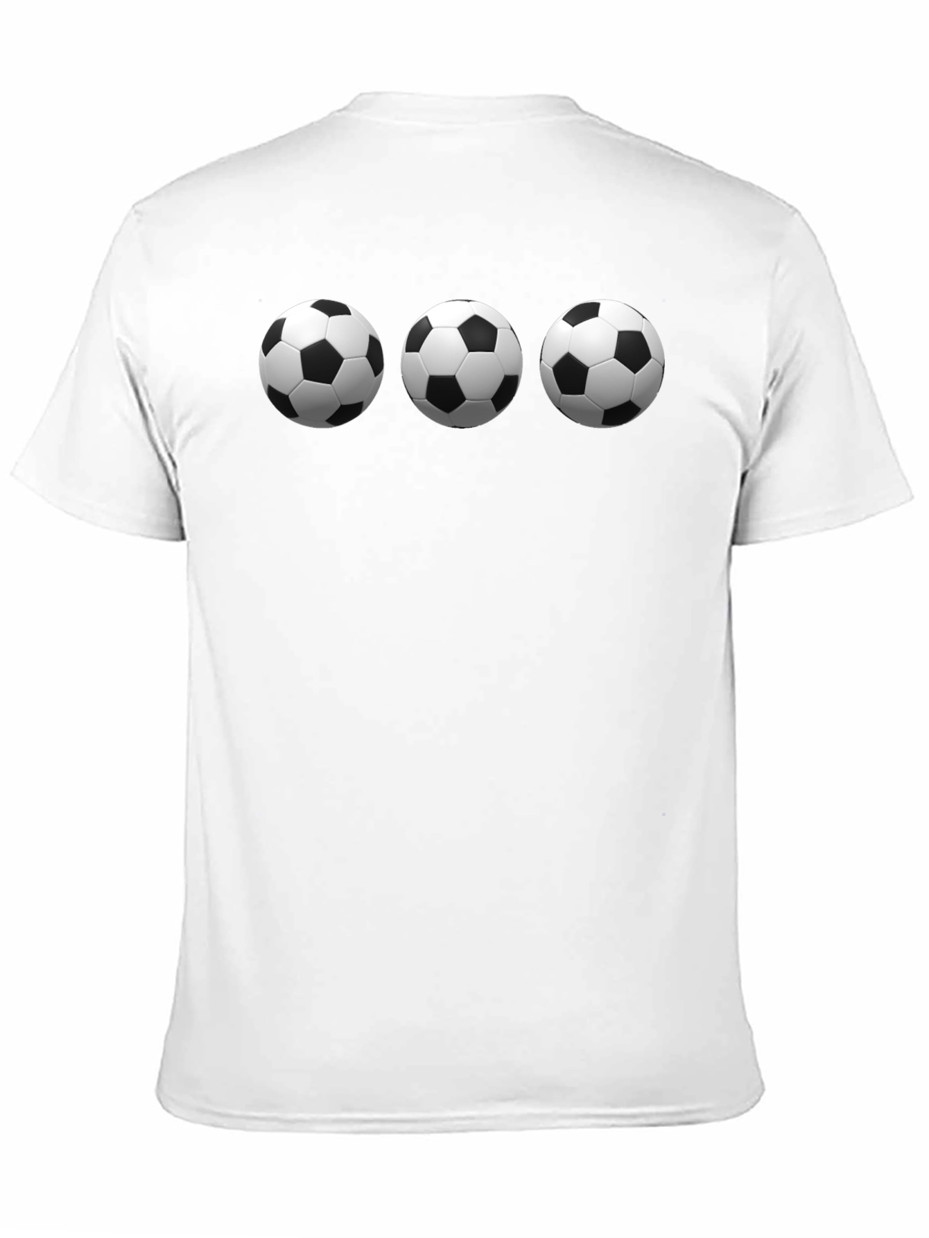 Soccer Ball T-Shirt - Three Ball Design