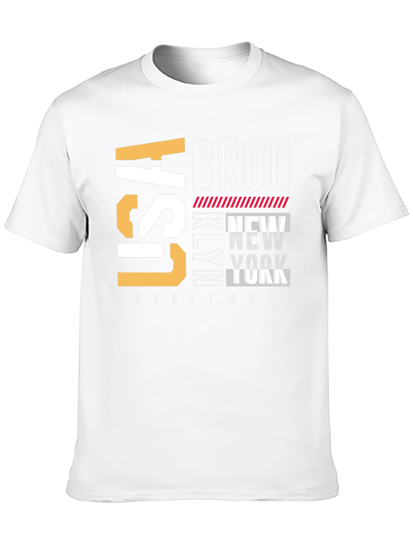 Brooklyn USA Streetwear Graphic T-Shirt