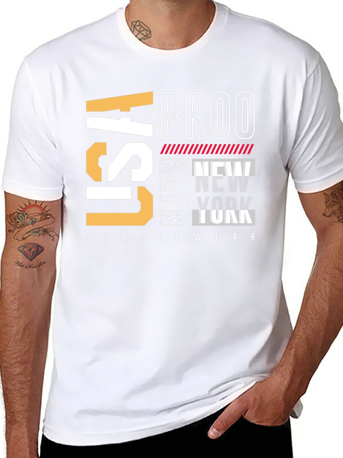 Brooklyn USA Streetwear Graphic T-Shirt
