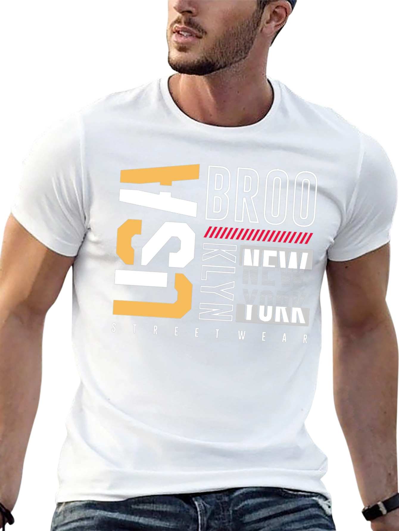 Brooklyn USA Streetwear Graphic T-Shirt