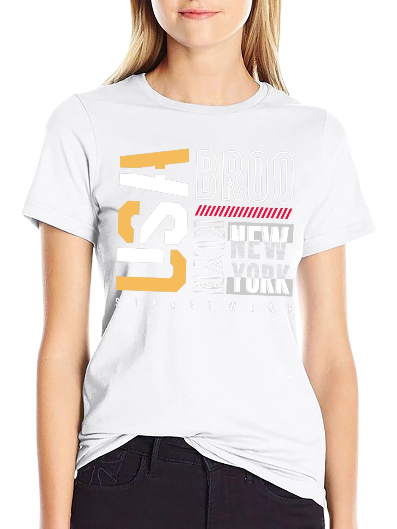 Brooklyn USA Streetwear Graphic T-Shirt