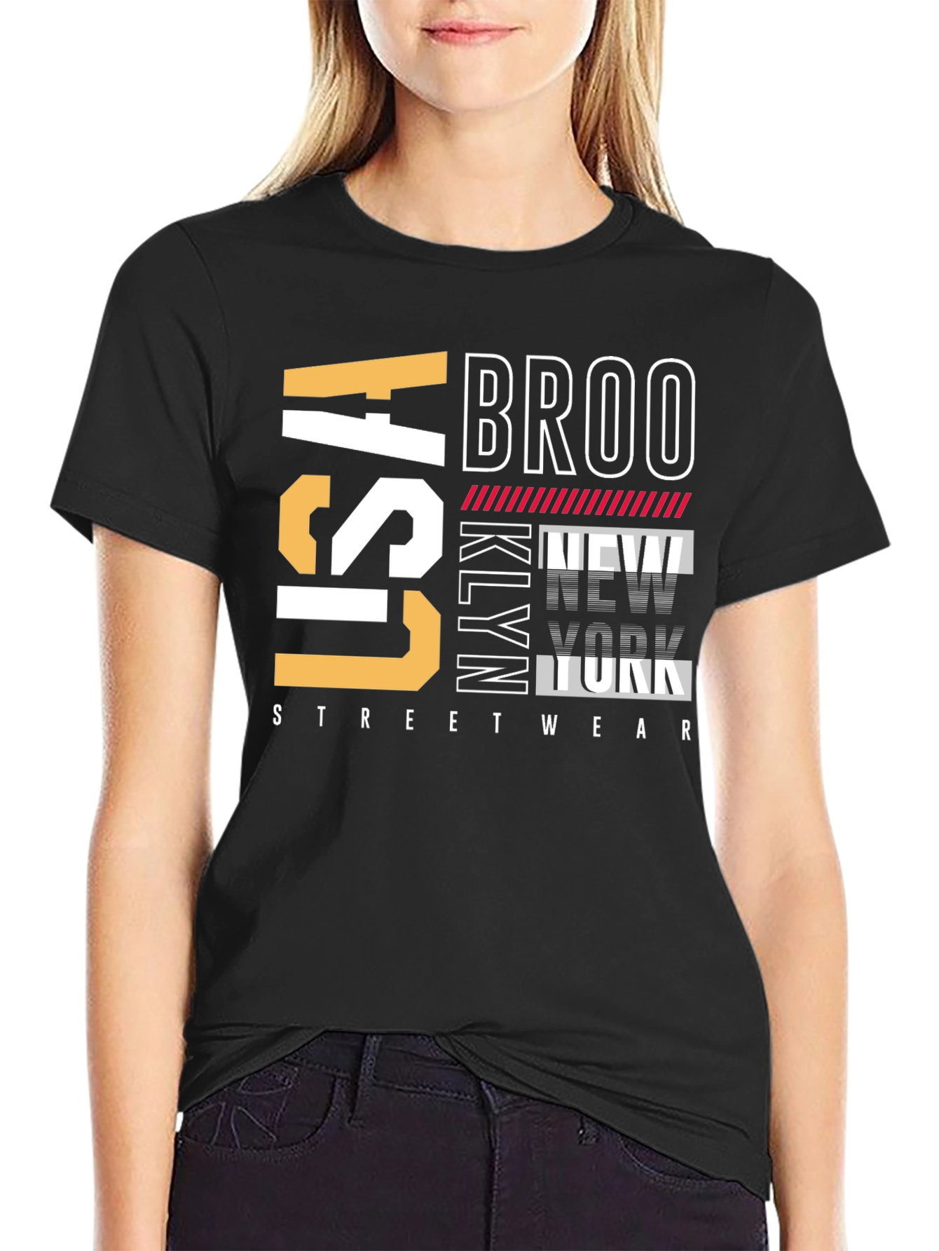 Brooklyn USA Streetwear Graphic T-Shirt
