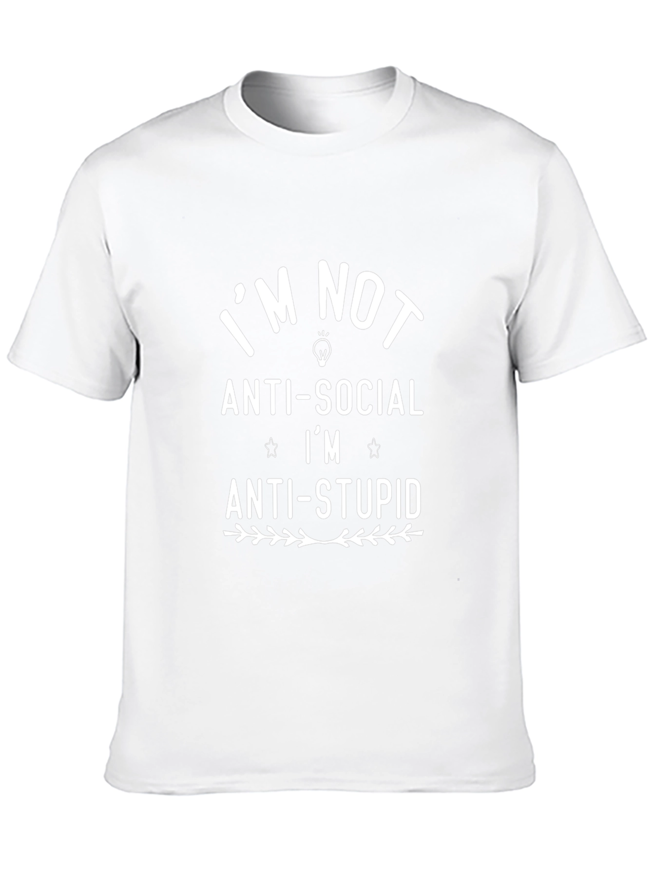 Anti-Social Anti-Stupid Humor T-Shirt