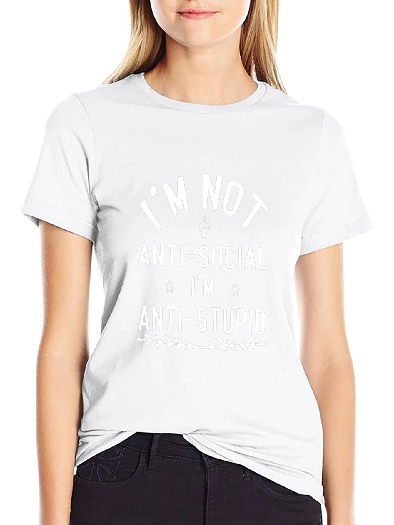 Anti-Social Anti-Stupid Humor T-Shirt