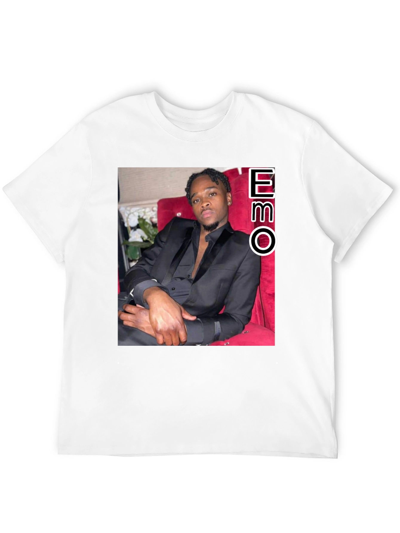 OBO Stylish Black Graphic Tee