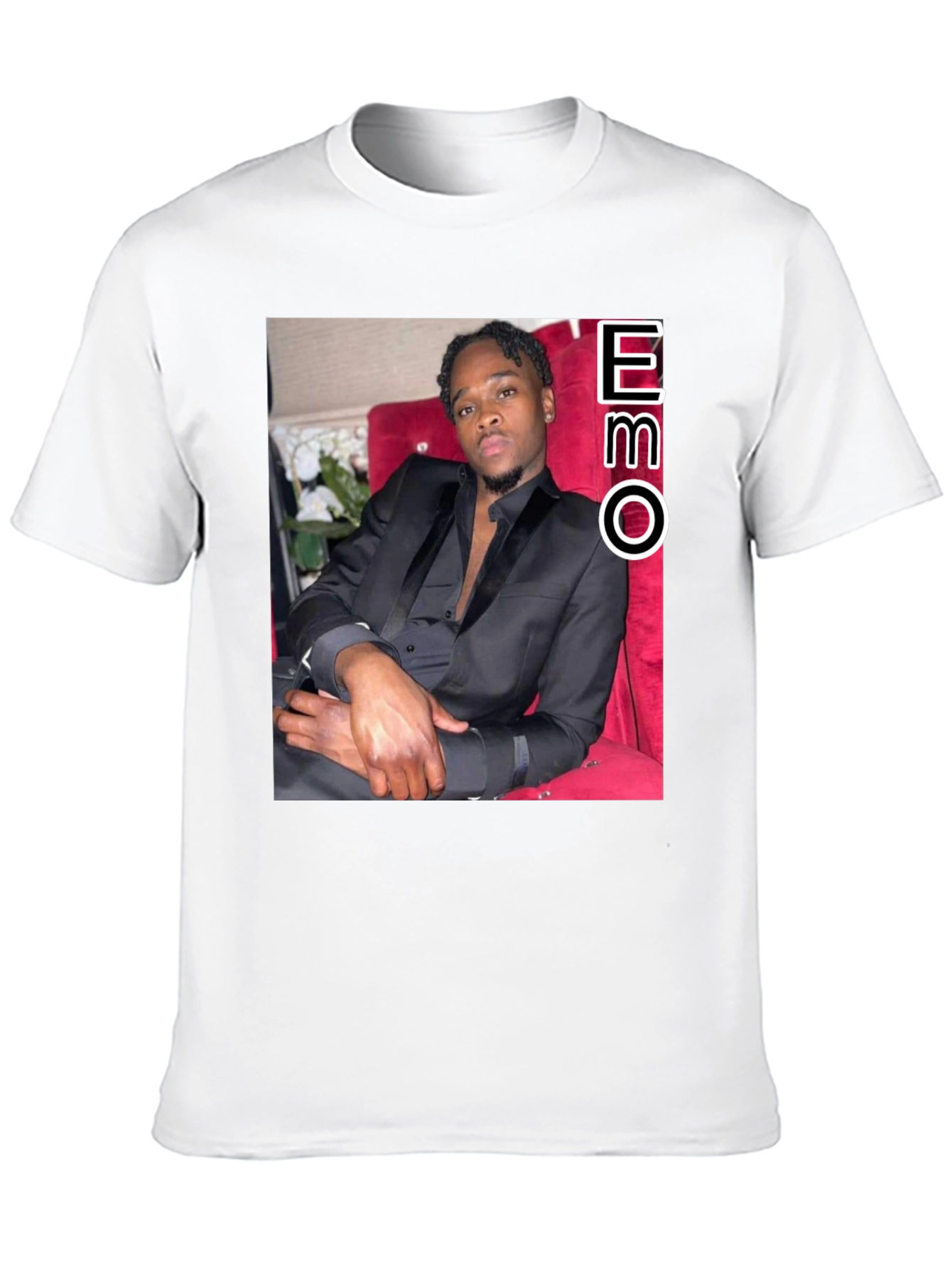 OBO Stylish Black Graphic Tee