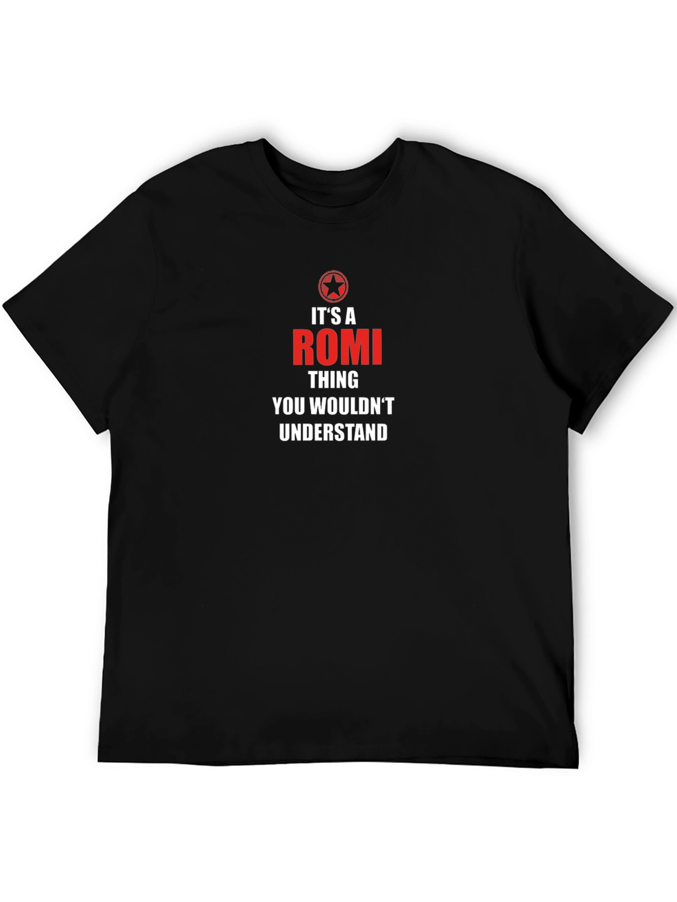 Its A Romi Thing T-Shirt - Black