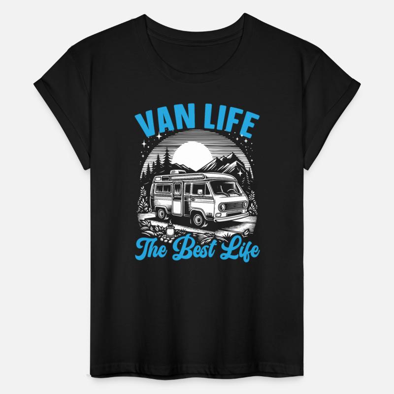 Camper Van Traveling Camping Outdoor Nature Camp