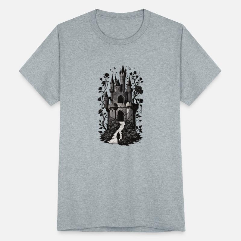 Castle surrounded by roses