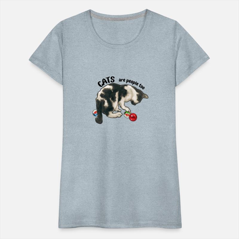 Cats are People Too with Cat Playing Marbles