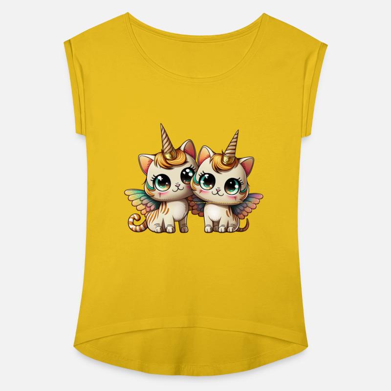 Cats sisters unicorn cat with wings child siblings