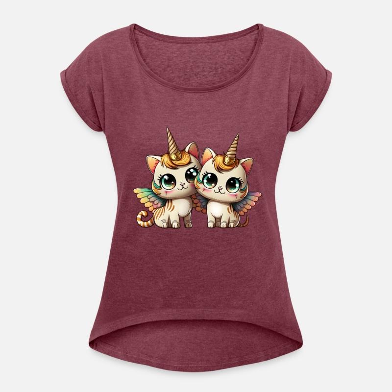 Cats sisters unicorn cat with wings child siblings