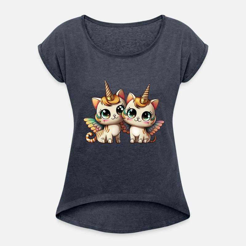Cats sisters unicorn cat with wings child siblings