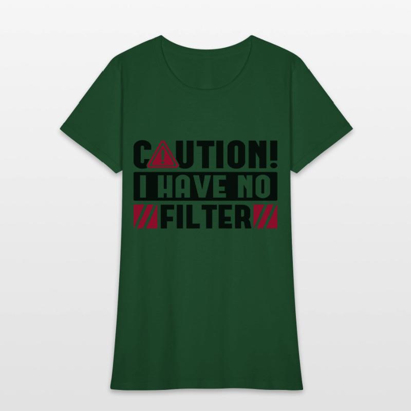 Caution I Have No Filter SVG Cut File