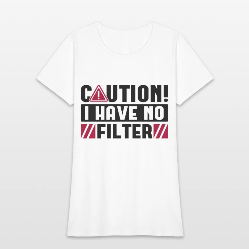 Caution I Have No Filter SVG Cut File