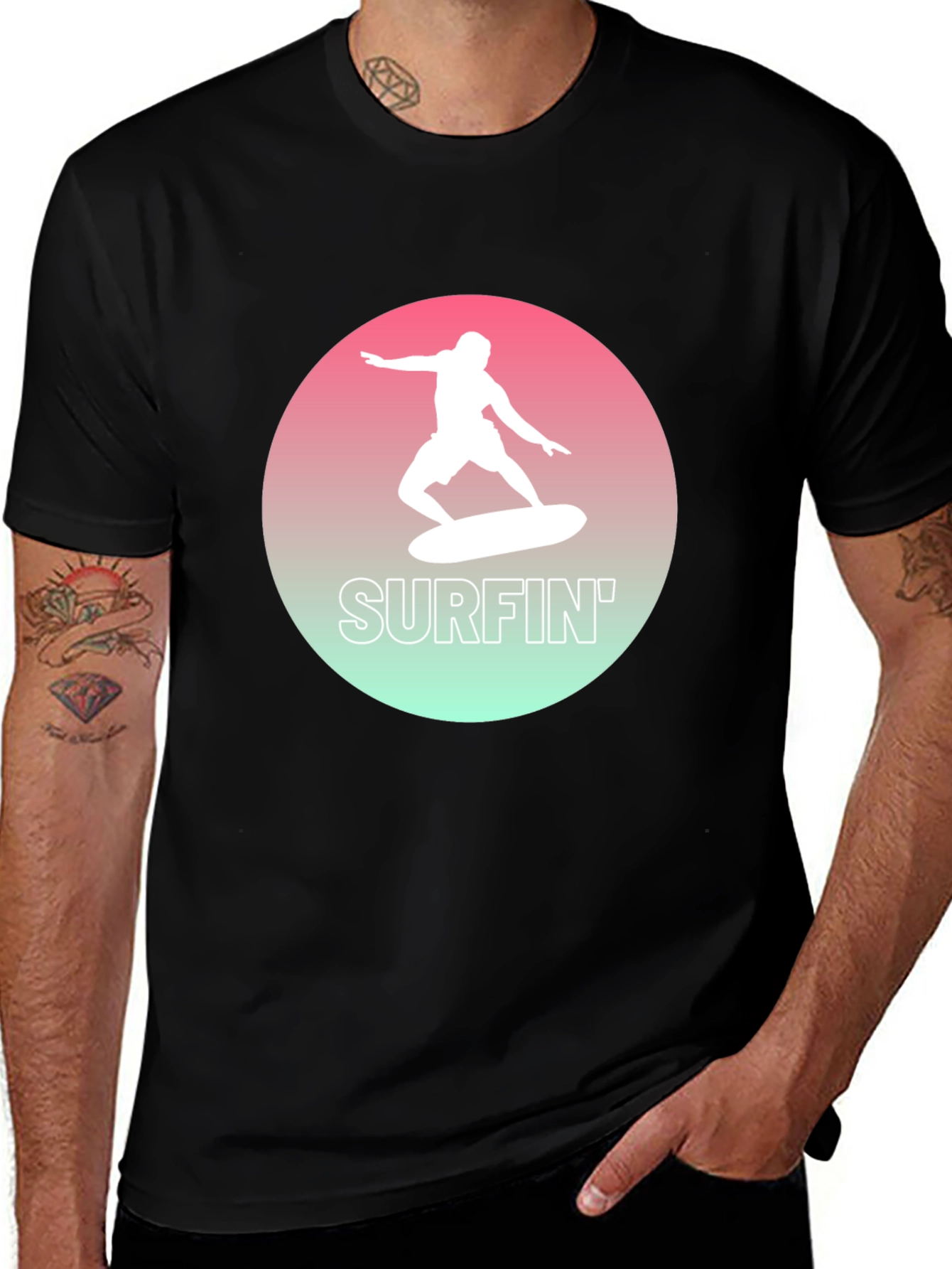 Surfin Graphic T-Shirt - Retro Summer Style