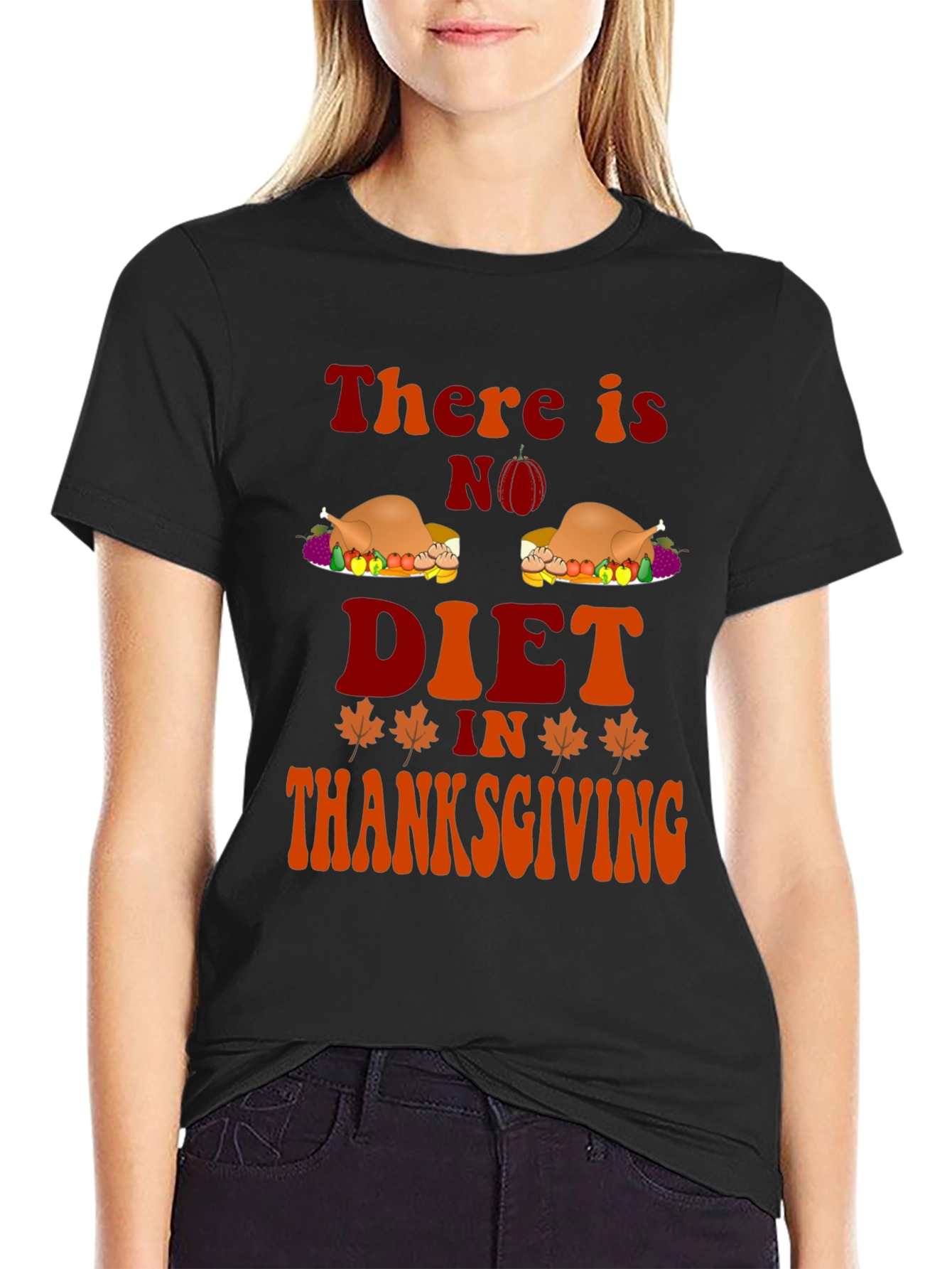 Thanksgiving Diet Graphic T-Shirt
