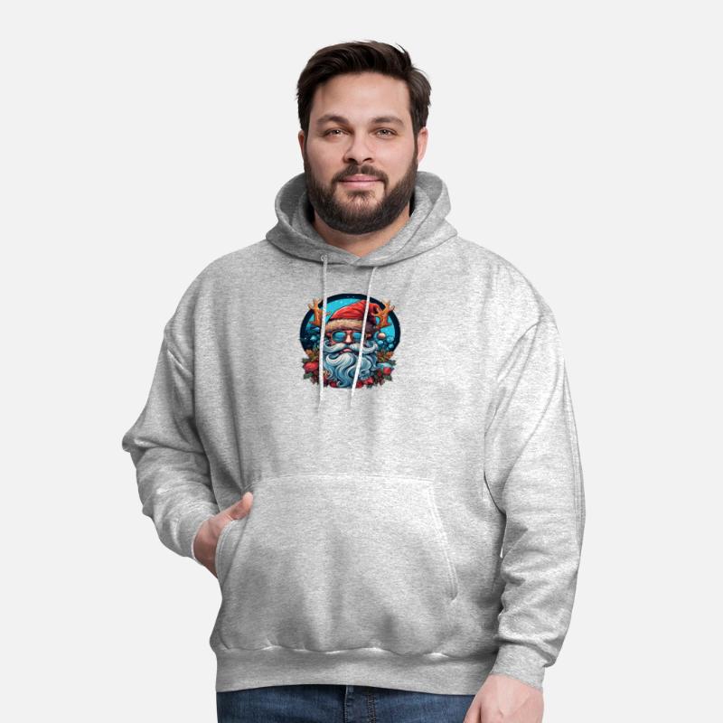 Chill Blue Santa with Antler Vibes