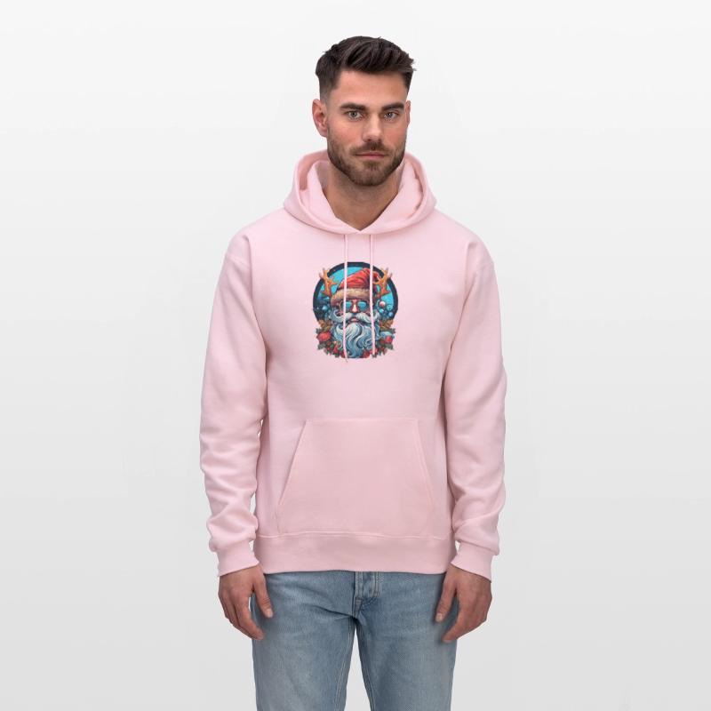 Chill Blue Santa with Antler Vibes