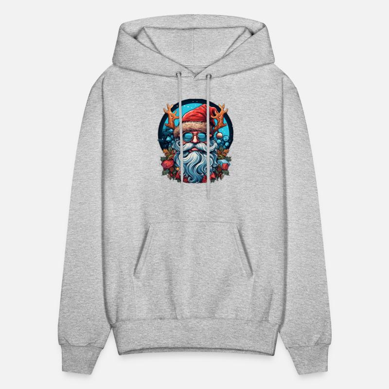 Chill Blue Santa with Antler Vibes