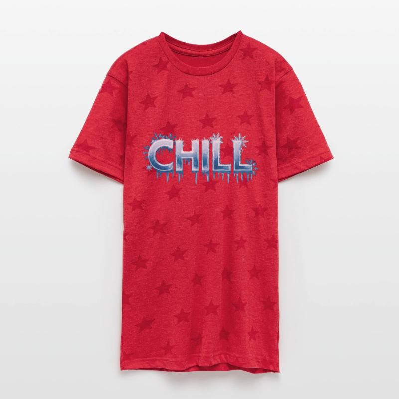 Chill Icy Blue Snowflake Winter Vibes