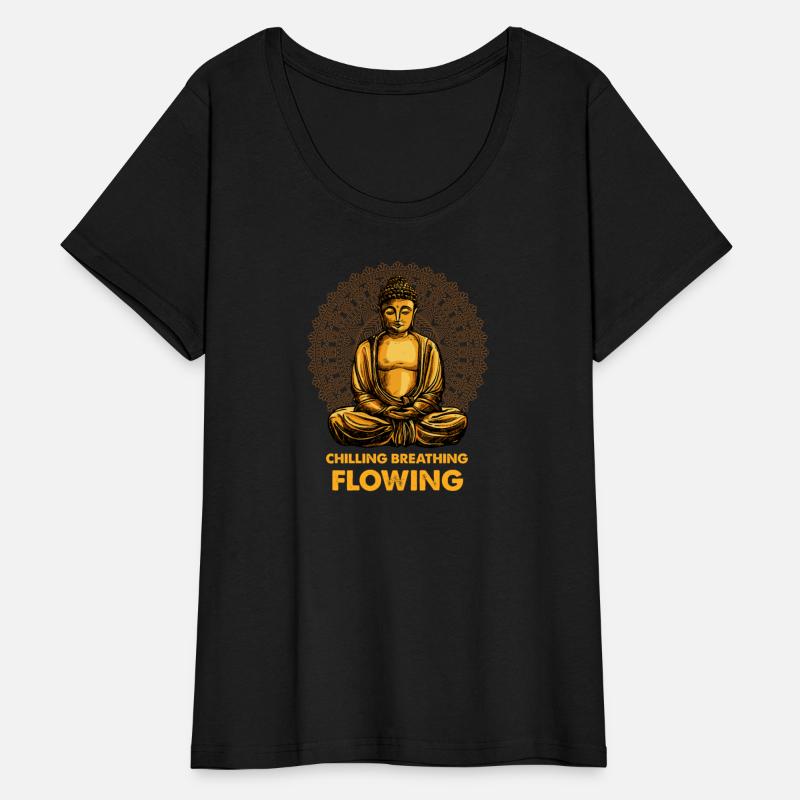 Chilling Breathing Flowing Buddha