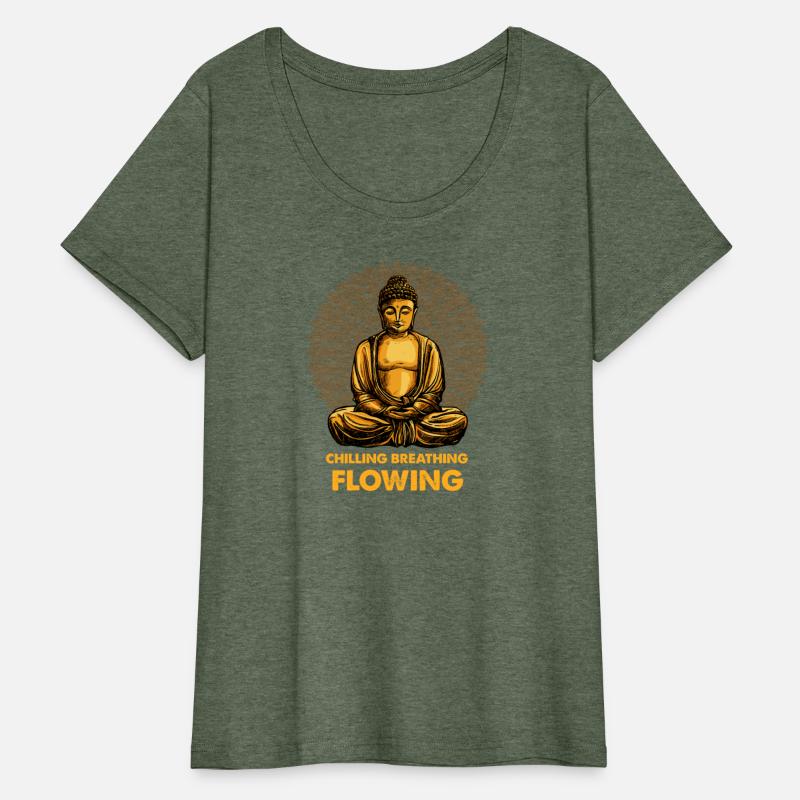 Chilling Breathing Flowing Buddha