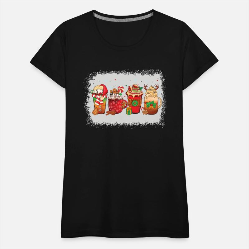 Christmas Coffee Cup Bleached