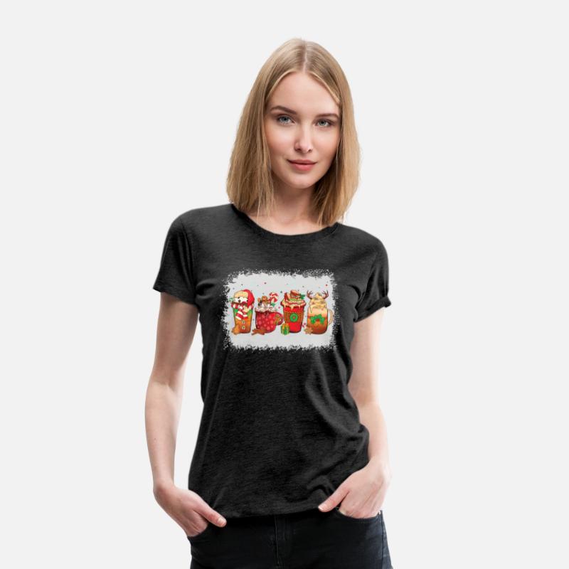 Christmas Coffee Cup Bleached