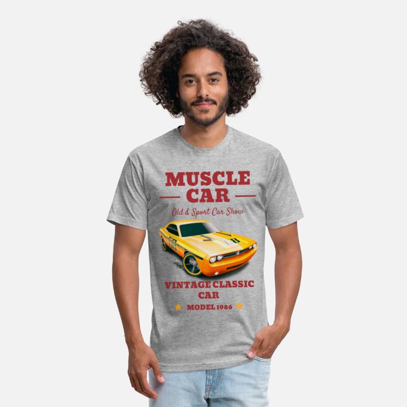 Classic Funny Muscle Car Graphic