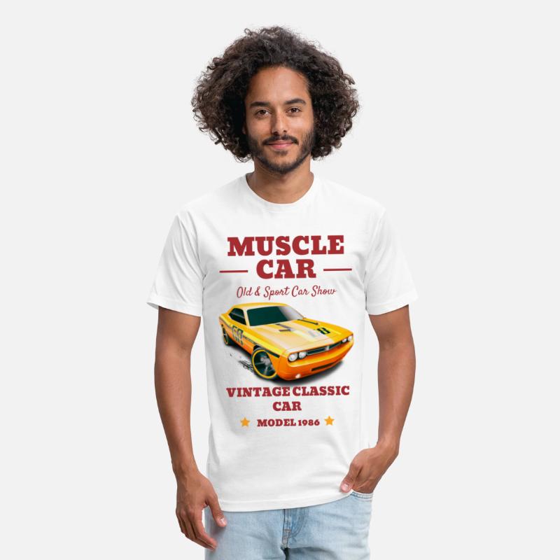 Classic Funny Muscle Car Graphic