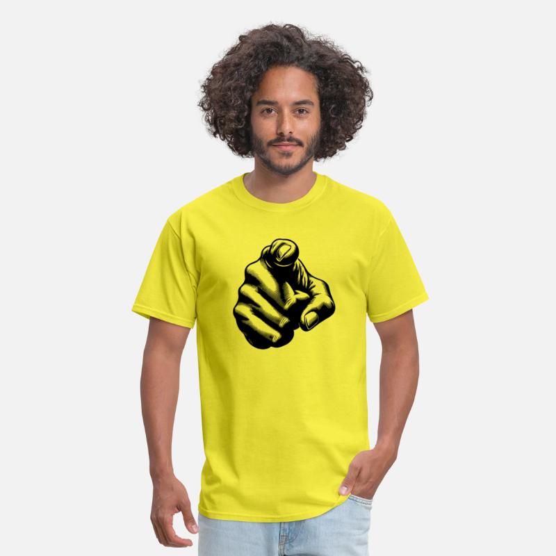 Classic Hand Position Precise Index Finger Gesture