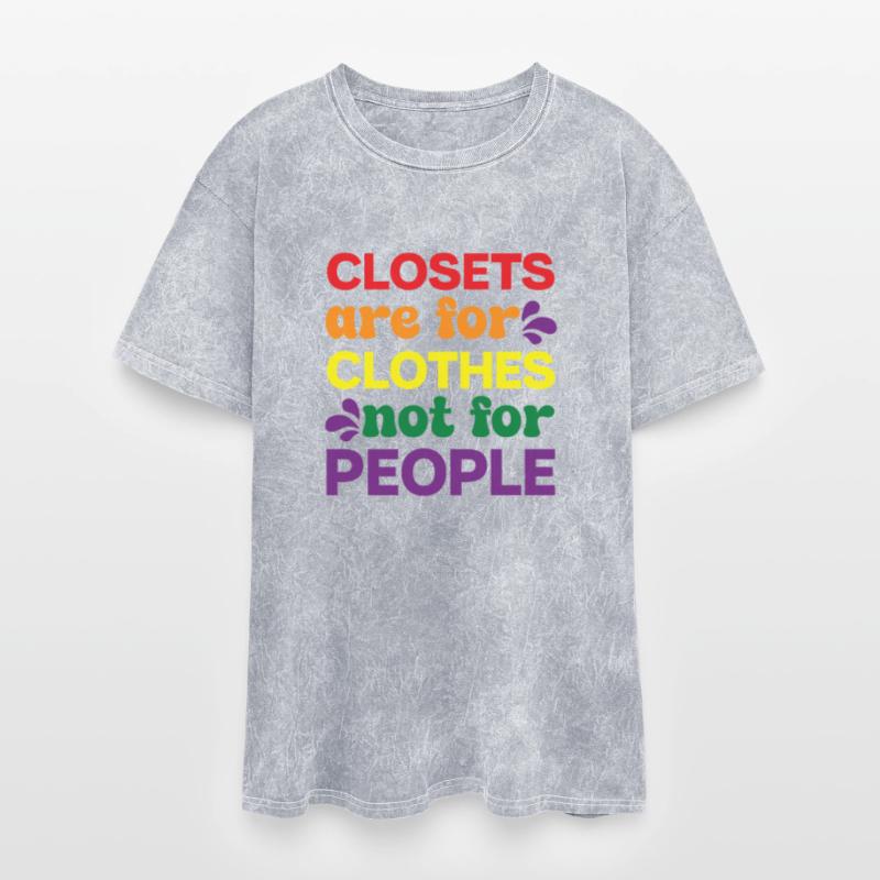 closets are for clothes not for people