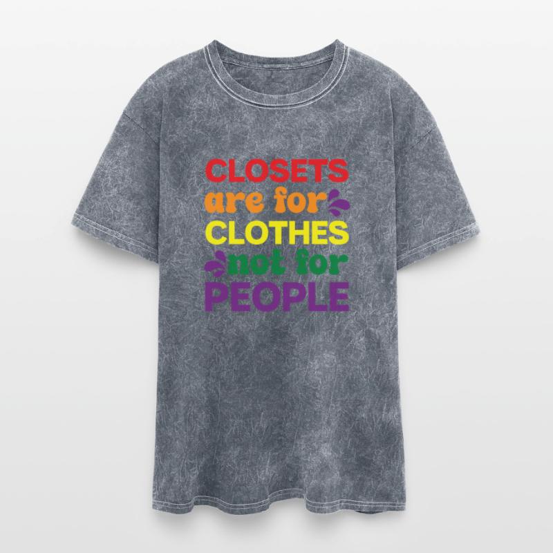 closets are for clothes not for people